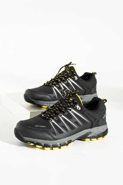 Hammer Jack Waiter Shoes Waterproof Black Yellow Outdoor Men's Shoes