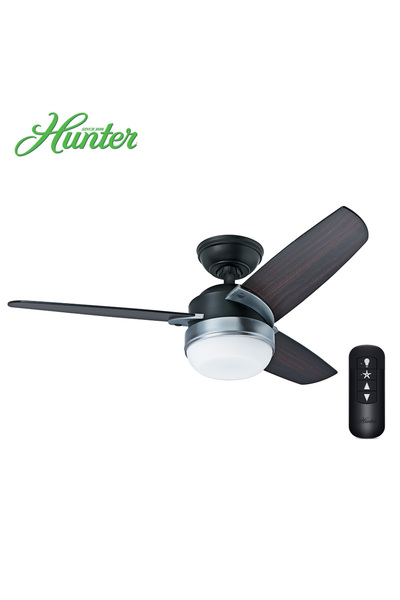 Hunter Fan Nova Mat Siyah - 107 Cm. Uzaktan Kumandalı Ve Aydınlatmalı Tavan V...