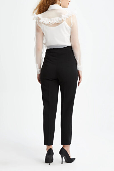 SERPİL Fiyonk Kol Manşet Uzun Kol Ekru Gömlek 39332