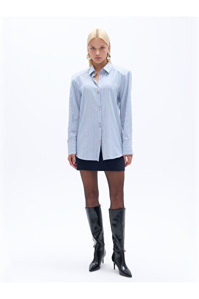 Nocturne Padded Striped Shirt