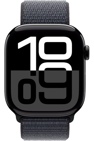Apple WATCH SERIES 10 GPS 42MM JET BLACK ALUMINIUM CASE WITH INK SPORT LOOP