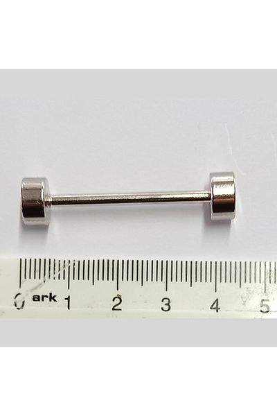 AĞIRSOY 10 Pieces 4.5 cm Nickel Plated Barbell