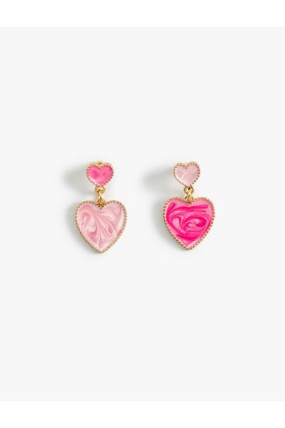 Koton Medium Heart Dangle Earrings