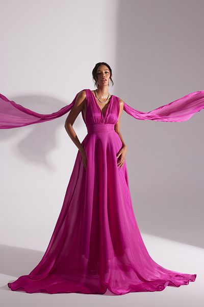 BETTY & SAM Emily Fuchia Close Night Dress