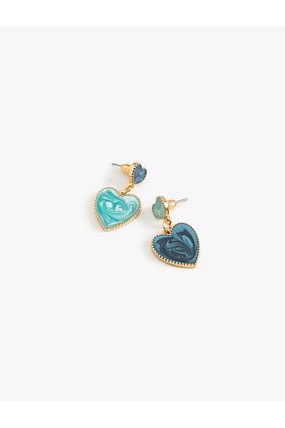 Koton Medium Heart Dangle Earrings