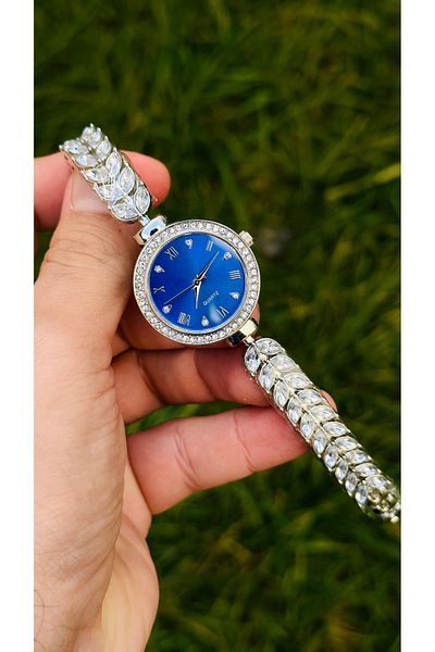 pullmarkt Ottoman Series - Women's Tulip Stone Pattern Wrist Watch