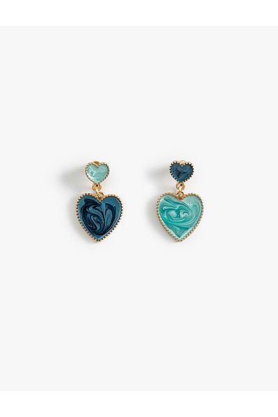Koton Medium Heart Dangle Earrings