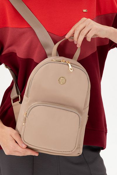 U.S. Polo Assn. Women's Beige Quilted Backpack 50300295 -Vr011