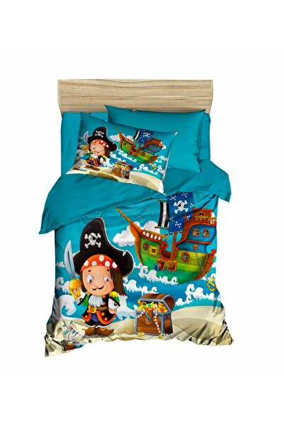 Fabeteks Pirate Treasure Digital Single Teen Bedding Set