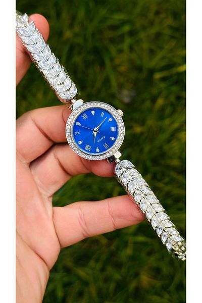 pullmarkt Ottoman Series - Women's Tulip Stone Pattern Wrist Watch