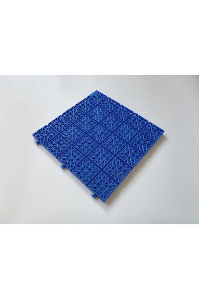 Gerçektrend بلاط أرضيات بلاستيكي منقوش مربع لتقويم العظام - شبكة 33x33x1.8 (قطعة واحدة)