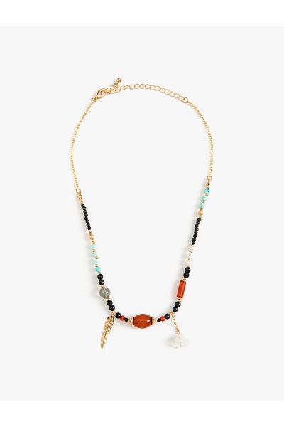 Koton Colorful Beaded Necklace