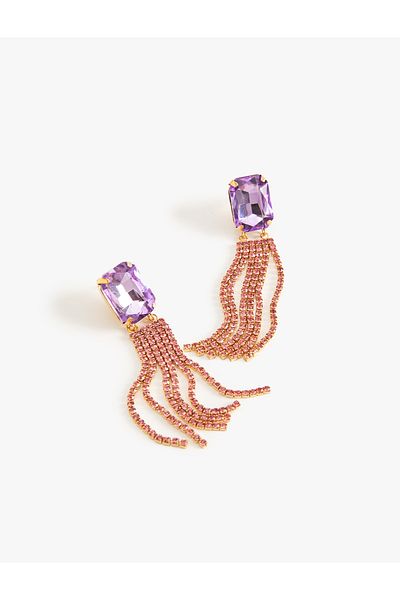 Koton Crystal Waterfall Jewelled Earrings