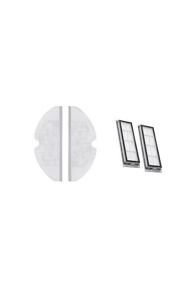 Roborge Xiaomi Vacuum Mop 1c - مكنسة كهربائية روبوتية، مجموعة قطع غيار مكونة من 4 قطع (STYTJ01ZHM)