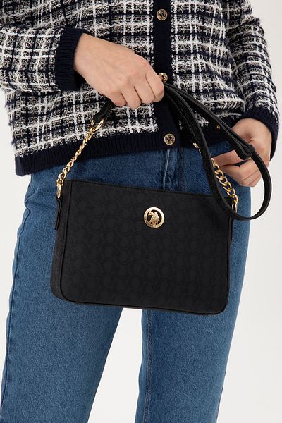 U.S. Polo Assn. Women's Black Crossbody Bag 50303425 -Vr046