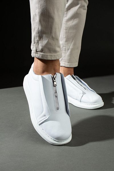 L.A Polo 355 White Color White Sole Laceless Casual Men's Sports Shoes