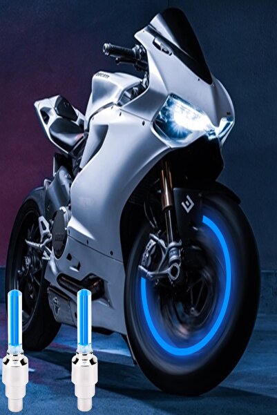 MasterCar Mavi Işıklı Sibop Kapağı Hareket Sensörlü Led Jant Sibop Kapağı Gündüz Ledi Aydınlatıcı