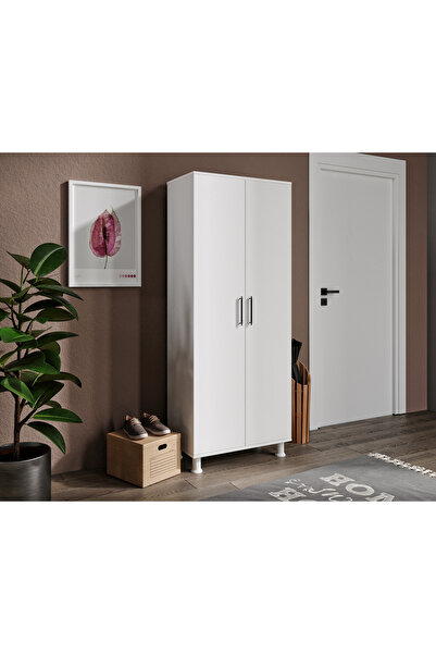 MERLİN MOBİLYA Erciyes 2 Kapaklı 9 Bölmeli Ayakkabılık