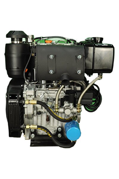 gold moto GoldMoto GM292F-G2 Dizel Motor 22.4 Hp Marşlı Krank Mili Konik Kısa