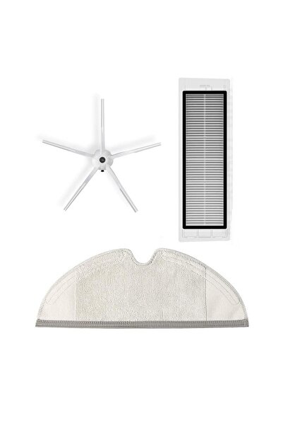 Roborge Σετ ανταλλακτικών 3 τεμαχίων συμβατό με ρομπότ Roborock S6