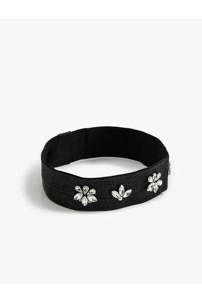 Koton Rubber Hair Band with Stone Detail