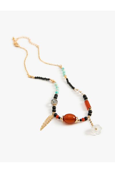 Koton Colorful Beaded Necklace