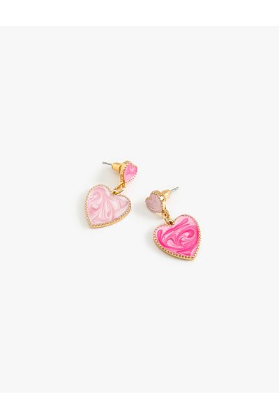 Koton Medium Heart Dangle Earrings