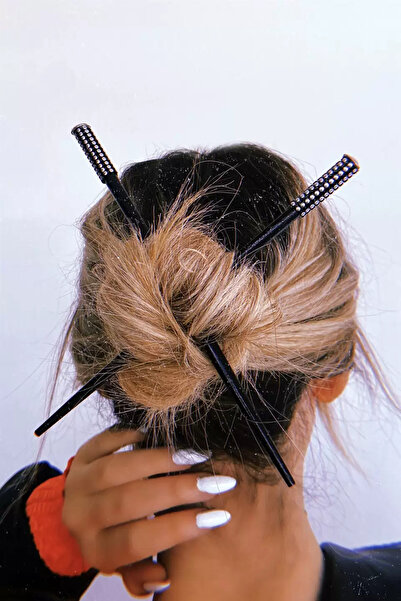 FUDER اللون الأسود مشبك مقبض مزدوج