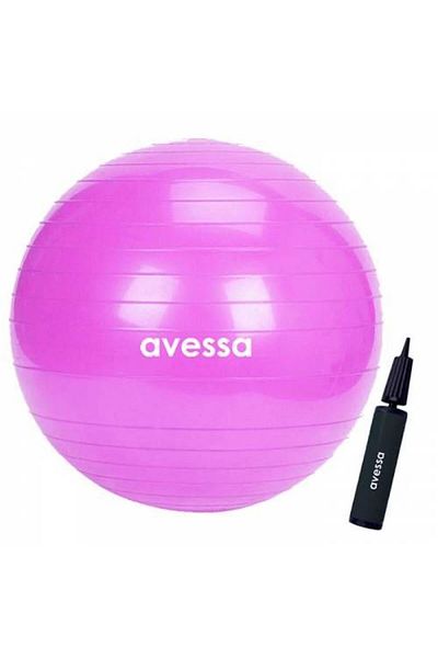 AVESSA 55 cm Pink Pilates Ball - Pumps