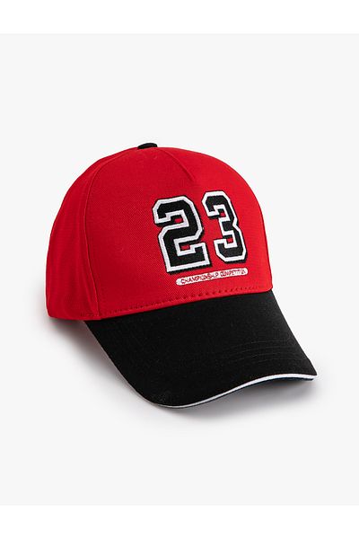Koton Cotton Cap Hat - Stylish Embroidered Design