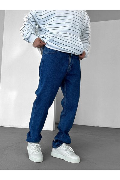 BYBASICMAN Dark Blue Baggy Pants Ke-112/024/350/539/806