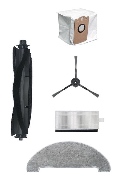 Roborge روبوت Wiami Fx-11 المكافئ - مجموعة قطع غيار مكونة من 5 قطع، متوافقة مع المكنسة الكهربائية