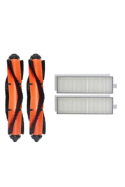 Roborge Xiaomi Vacuum Mop 2in1 Essential - مكنسة كهربائية روبوتية، مجموعة قطع غيار مكونة من 4 قطع (MJSTG1)