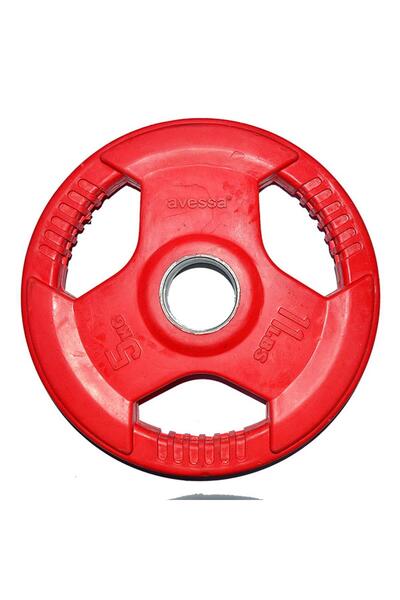 AVESSA 20 Kg Olimpik Kauçuk Plaka Kırmızı Mb-12111