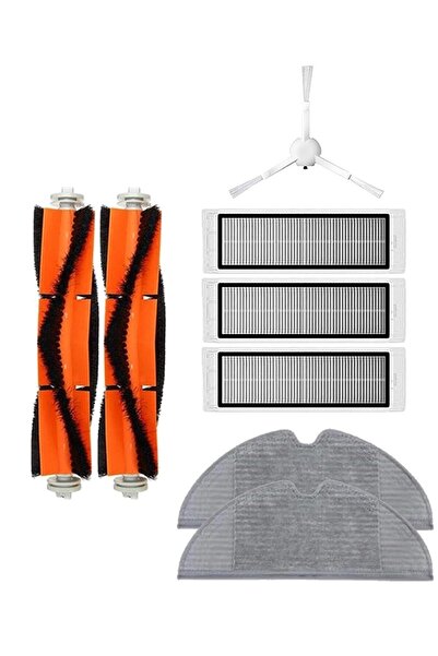 Roborge Xiaomi Vacuum Mop 2 - Robot aspirator, set de 8 piese de schimb (STYT...