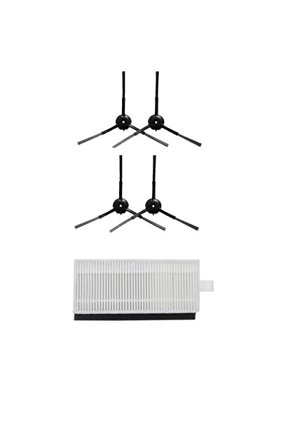 Roborge Συμβατό με την ηλεκτρική σκούπα ρομπότ Wiami Fx-9, σετ ανταλλακτικών 5 τεμαχίων
