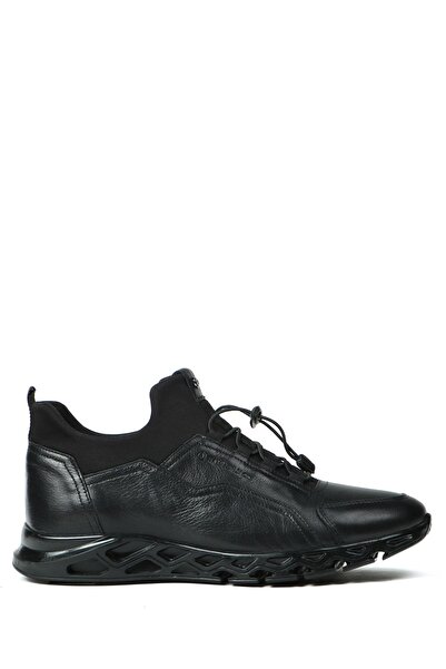 Hammer Jack Erkek Casual Ayakkabı Siyah Cilt 19664-m Merdane