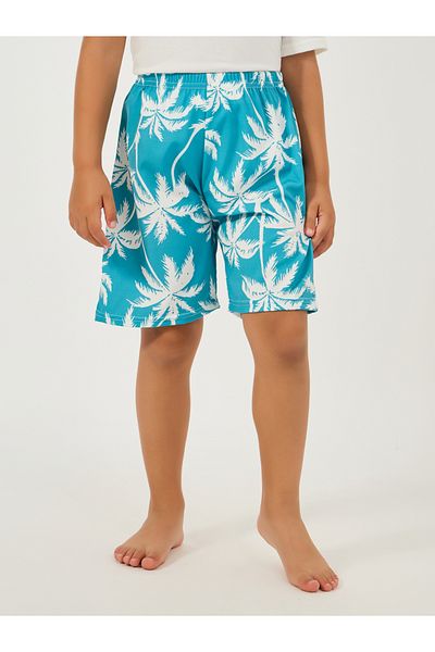 Styli Tree Printed Swimming Trunks