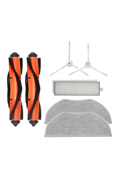 Roborge Σετ ανταλλακτικών 7 τεμαχίων συμβατό με ρομποτική ηλεκτρική σκούπα Xiaomi Vacuum Mop 2in1 Essential (MJSTG1)