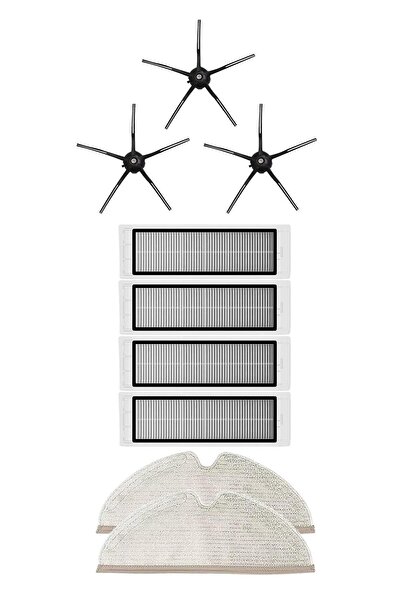Roborge Σετ ανταλλακτικών 9 τεμαχίων συμβατό με ρομπότ ηλεκτρική σκούπα Roborock S5 Max