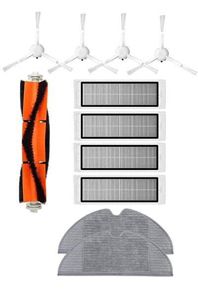 Roborge Xiaomi Vacuum Mop 2c - Ρομπότ ηλεκτρική σκούπα, σετ ανταλλακτικών 11 τεμαχίων (XMSTJQR2C)