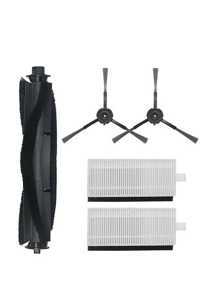 Roborge روبوت Wiami Fx-11 المكافئ - مجموعة قطع غيار مكونة من 5 قطع، متوافقة مع المكنسة الكهربائية