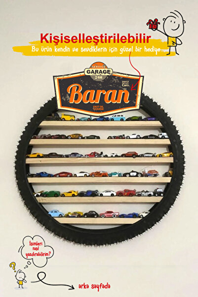 Wooden Factory Kişiselleştirilebilir Araba Koleksiyonu Rafı – Araba Tutkunlar...