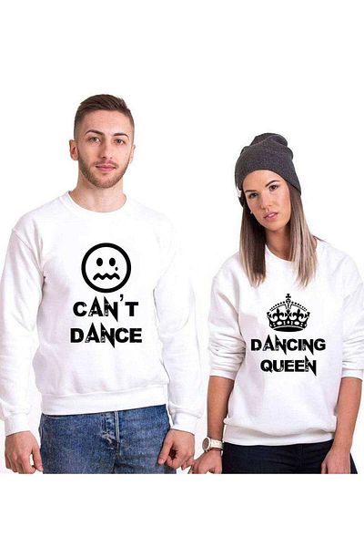 Tshirthane Dancing Dange Lover Combos Sweatshirt Couple Combination