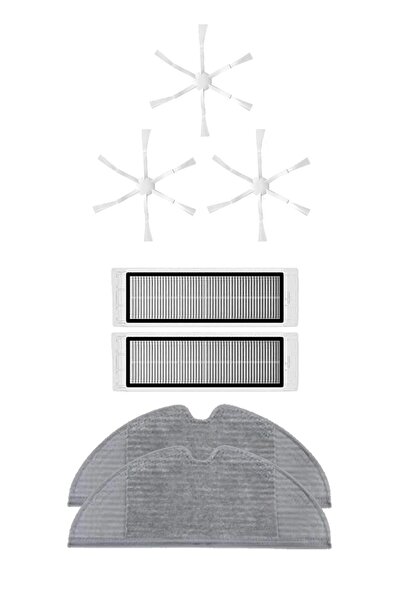 Roborge Σετ ανταλλακτικών 7 τεμαχίων συμβατό με ρομποτική ηλεκτρική σκούπα Xiaomi Vacuum Mop 2 (STYTJ03ZHM)