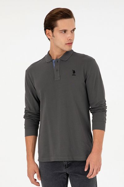 U.S. Polo Assn. Ανδρικό φούτερ Anthracite Basic 50289062-VR006
