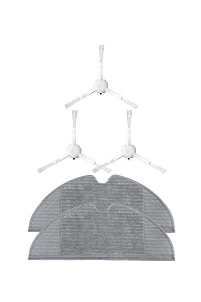 Roborge Σετ ανταλλακτικών 5 τεμαχίων συμβατό με ρομποτική ηλεκτρική σκούπα Vestel V-bot Pro B - Ισοδύναμο προϊόν