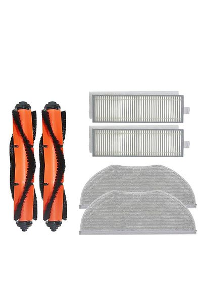 Roborge Xiaomi Vacuum Mop 2in1 Essential - مكنسة كهربائية روبوتية، مجموعة قطع غيار مكونة من 6 قطع (MJSTG1)