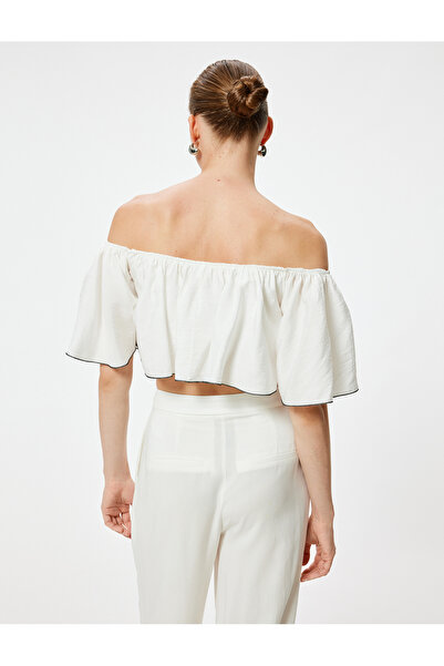 Koton Μπουστάκι με λουλουδάτο μοτίβο εκτός ώμου