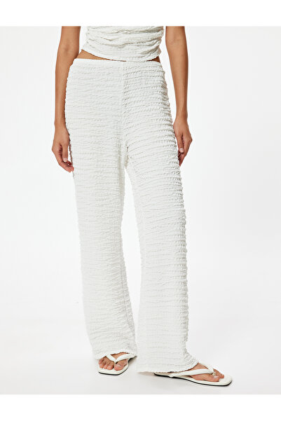 Koton Široké kalhoty s texturou